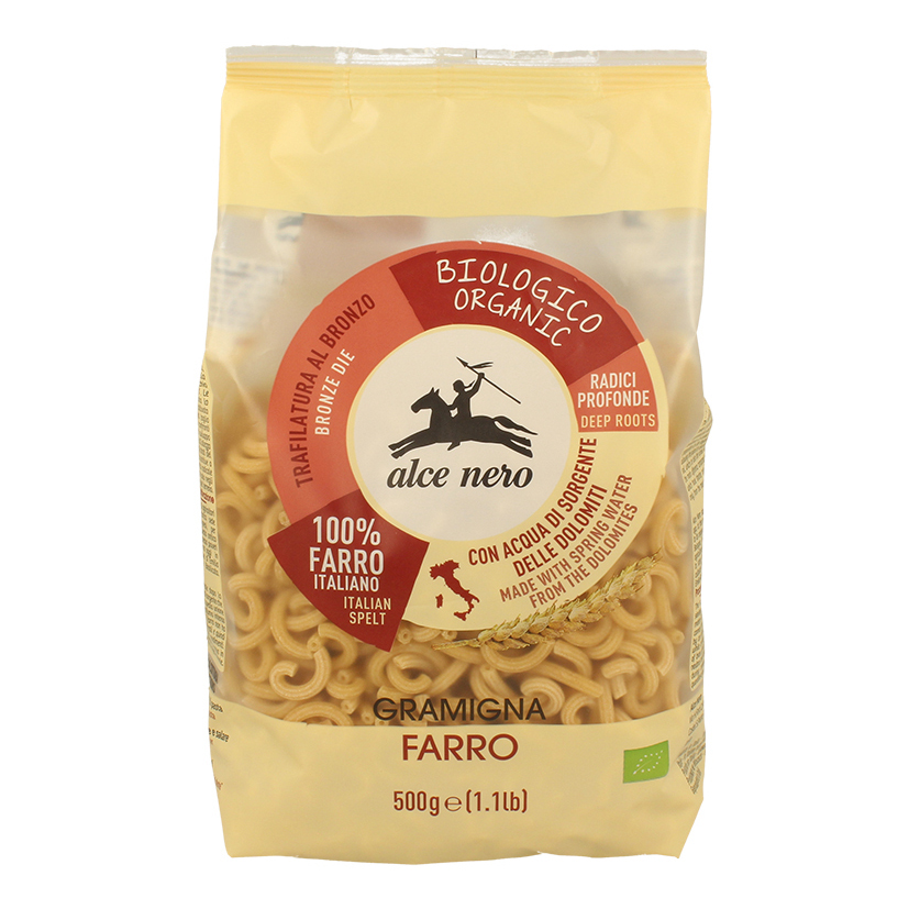 Gramigna 100% sfarinato di farro bio 500 g