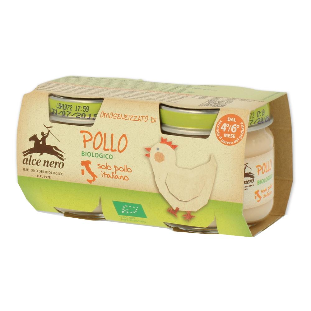 Omogeneizzato pollo bio 2x80g