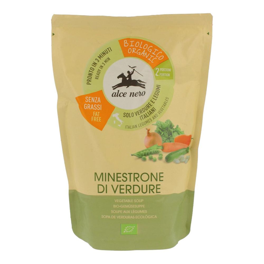 Alce Nero Minestrone di Verdure Pronto Biologico 500 g