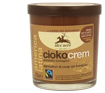 Ciokocrem crema spalmabile bio alla nocciola fairtrade 180 g