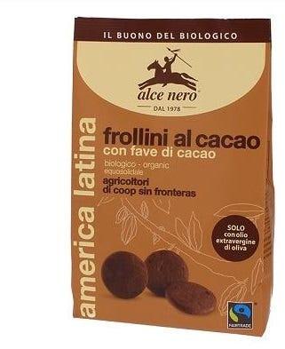 Alce Nero Frollini al Cacao Con Fave di Cacao Biologico 250 g