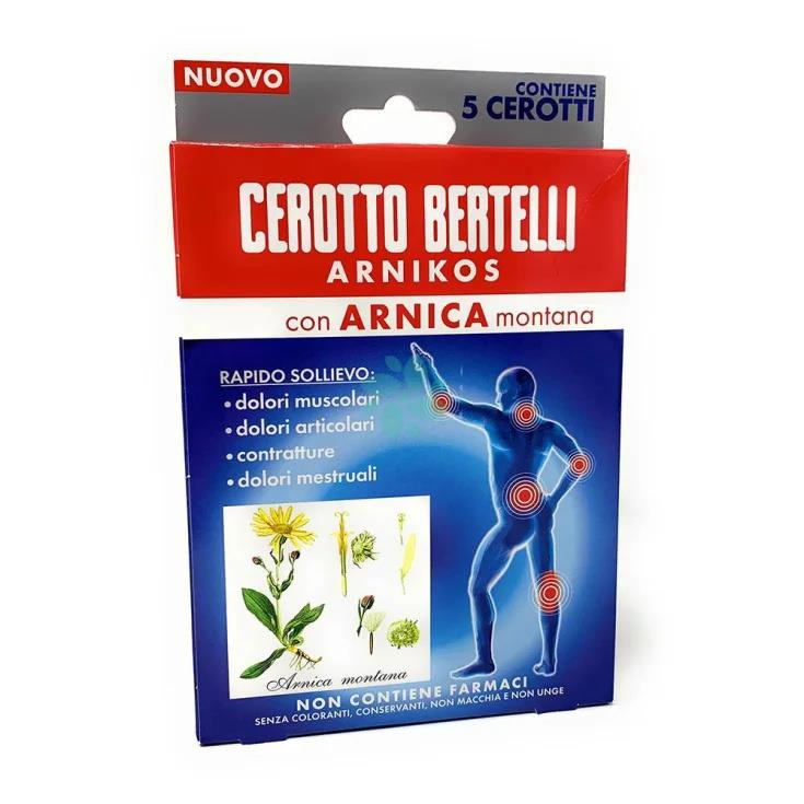 Bertelli cerotto arnikos astuccio 5 pezzi