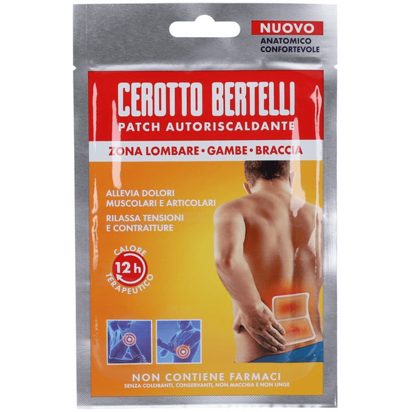 Bertelli Cerotto Autoriscaldante per Dolori 1 Pezzo