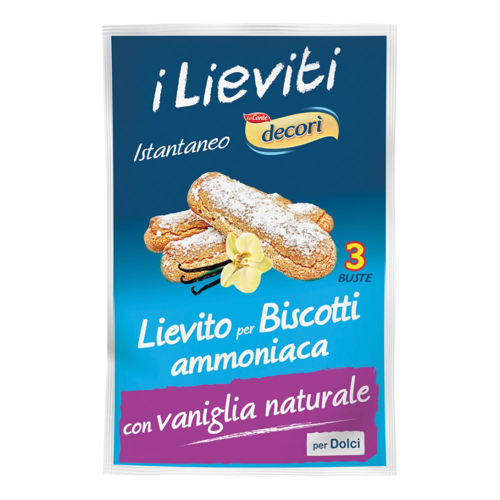 Ipafood lievito per biscotti ammoniaca senza glutine 3 x 8 g