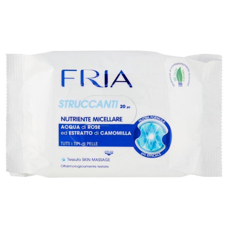 FRIA SALVIETTE STRUCCANTI 20PEZZI MICELLARE NORM