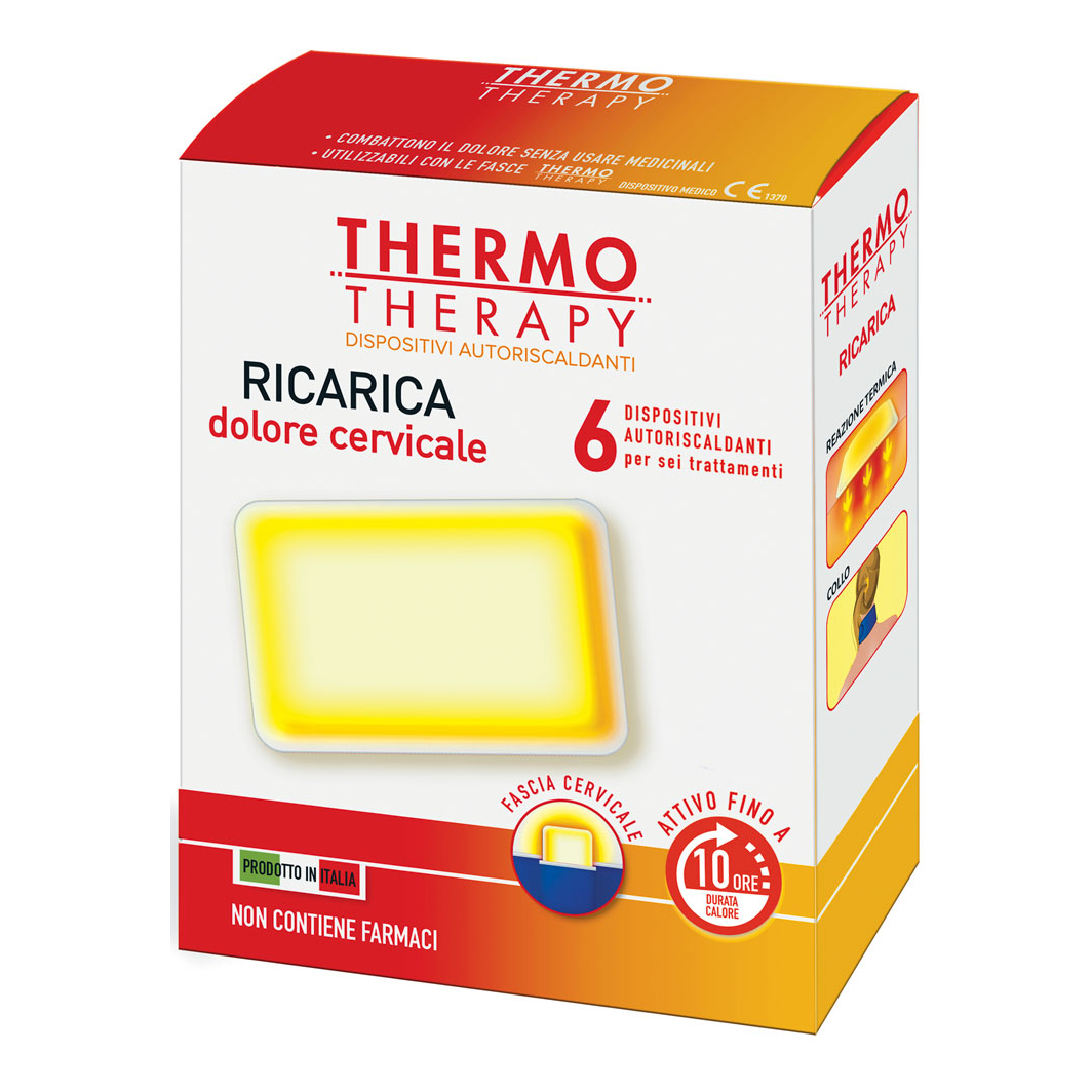 Thermotherapy ricarica fascia dolore cervicale 6 dispositivi autoriscaldanti