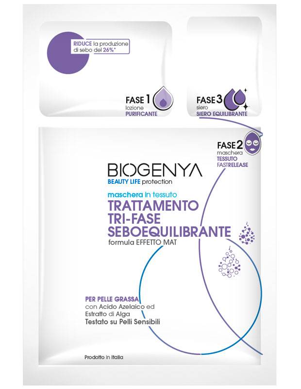 BIOGENYA BEAUTY LIFE PROTECTION TRI-FASE SEBOEQUILIBRANTE 1 MASCHERA St