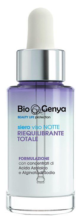 Biogenya Beauty Life Protection - Siero Riequilibrante Totale Notte, 30ml