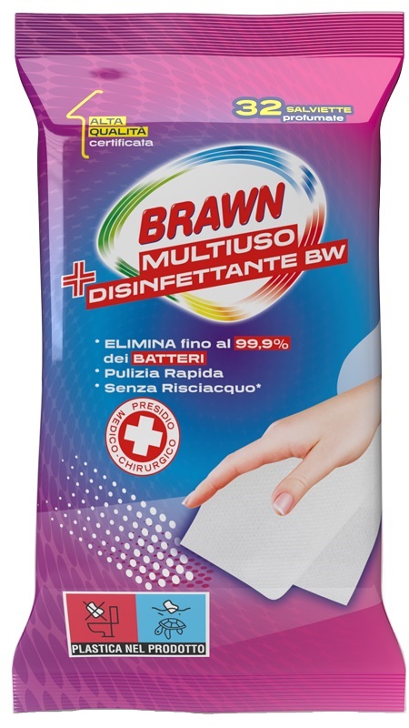 Brawn multiuso salvietta disinfettante bw 20 pezzi — confronto prezzi