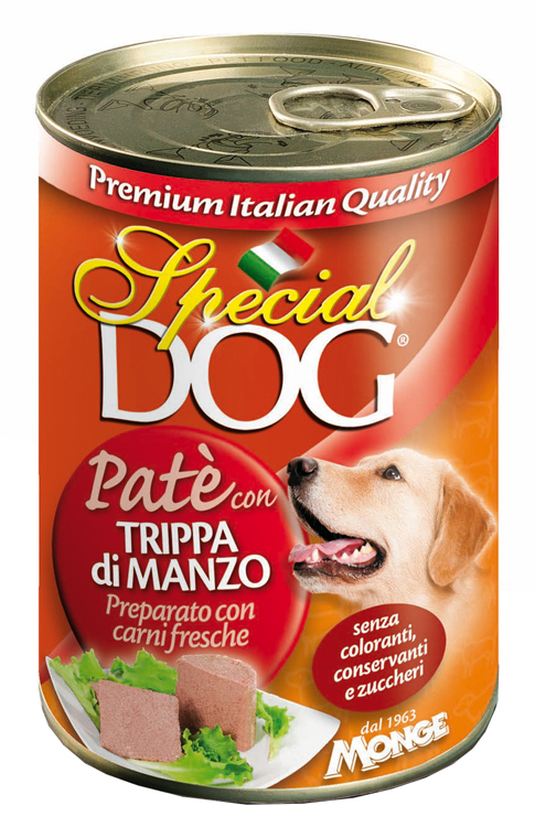 SPECIAL DOG CANE PATE' TRIPPA MANZO 400GR (lattina)