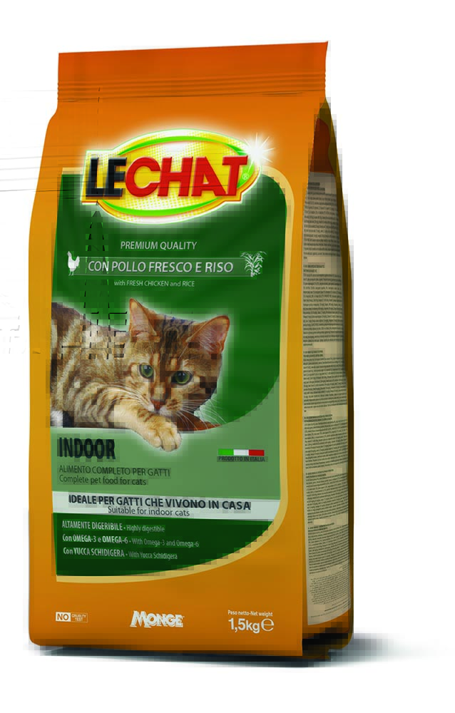 LeChat Croccantini con Pollo Fresco e Riso, 1,5 kg