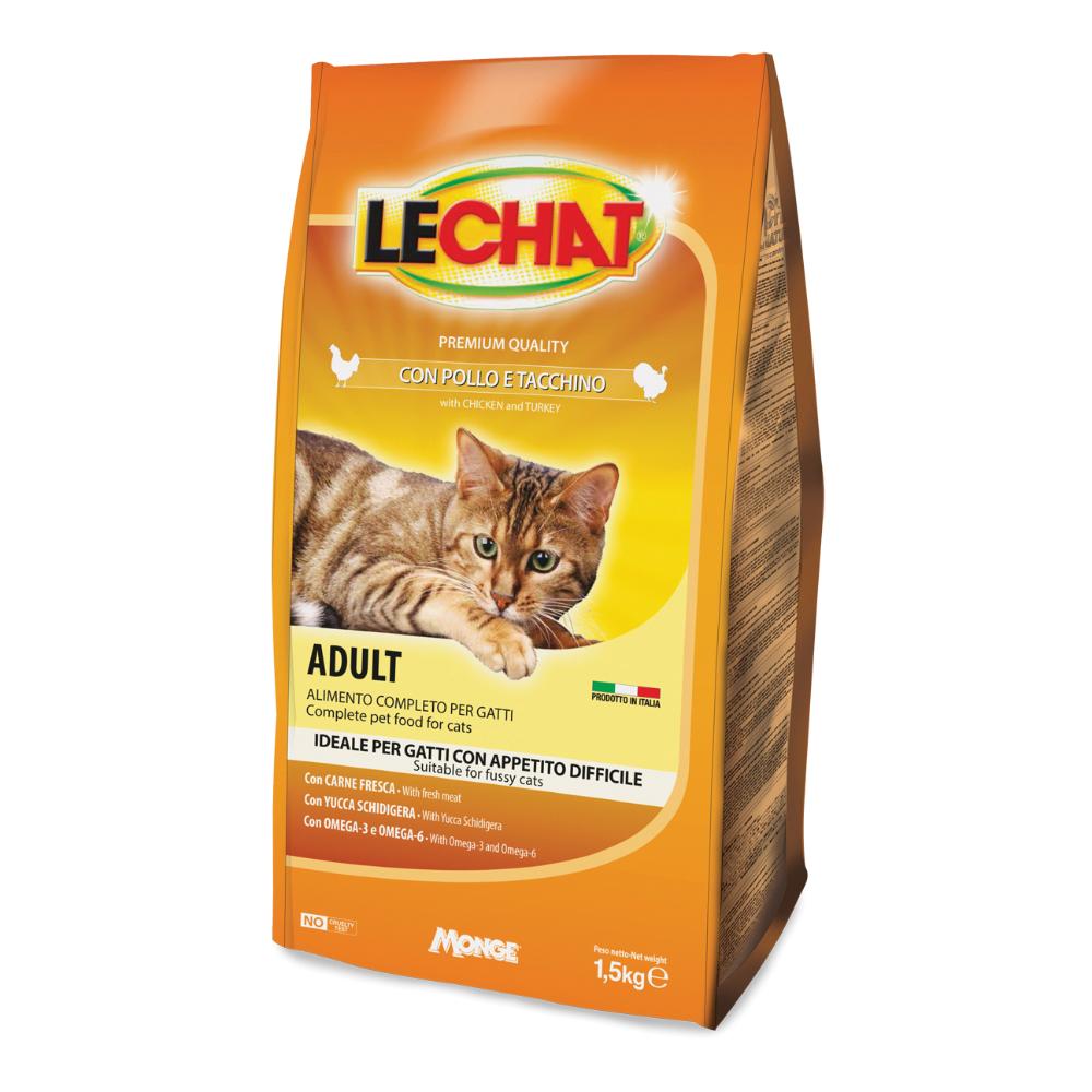 LeChat Adult Croccantini con Pollo e Tacchino, 1,5 kg — confronto prezzi
