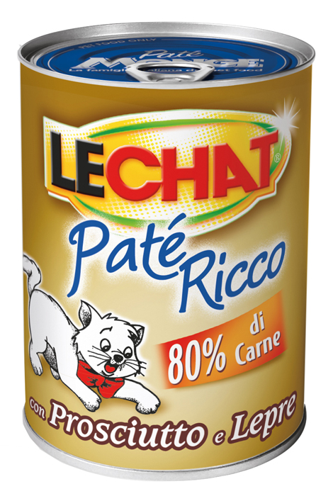 LECHAT GATTO PATE' PROSCIUTTO LEPRE 400GR (lattina) — confronto prezzi