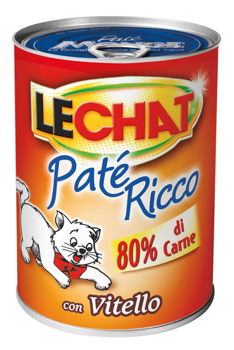 LECHAT GATTO PATE' VITELLO 400GR (lattina) — confronto prezzi