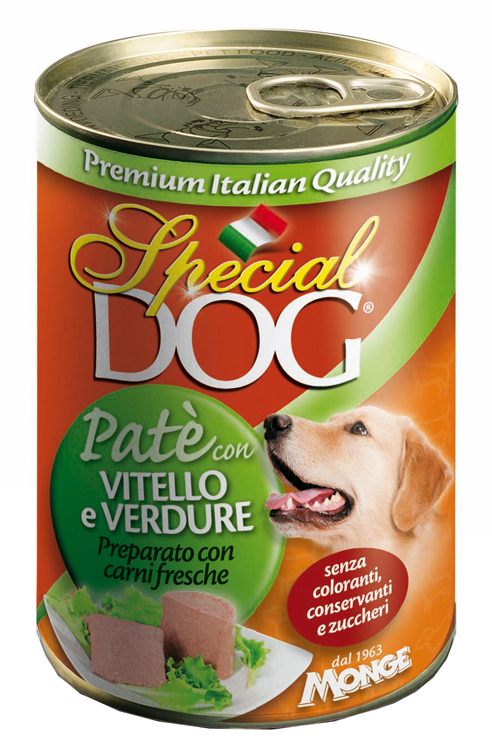 SPECIAL DOG Patè Vitello e Verdure, 400 g — confronto prezzi