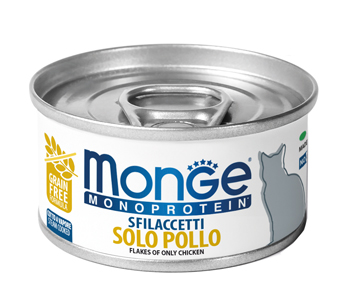 Monge Monoprotein Sfilaccetti Solo Pollo 80 g Mangime