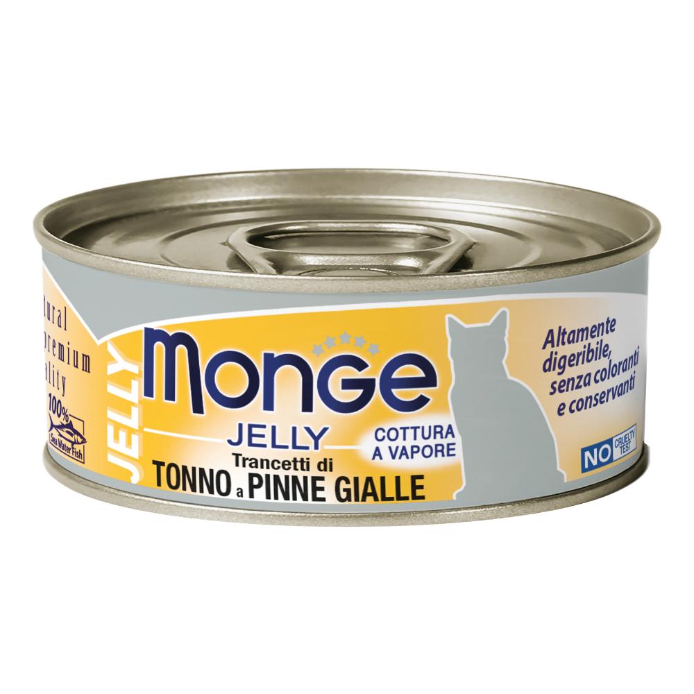 Monge Gatto Natural Lattina Adulto Tonno Del Pacifico &amp; Salmone 80 Gr