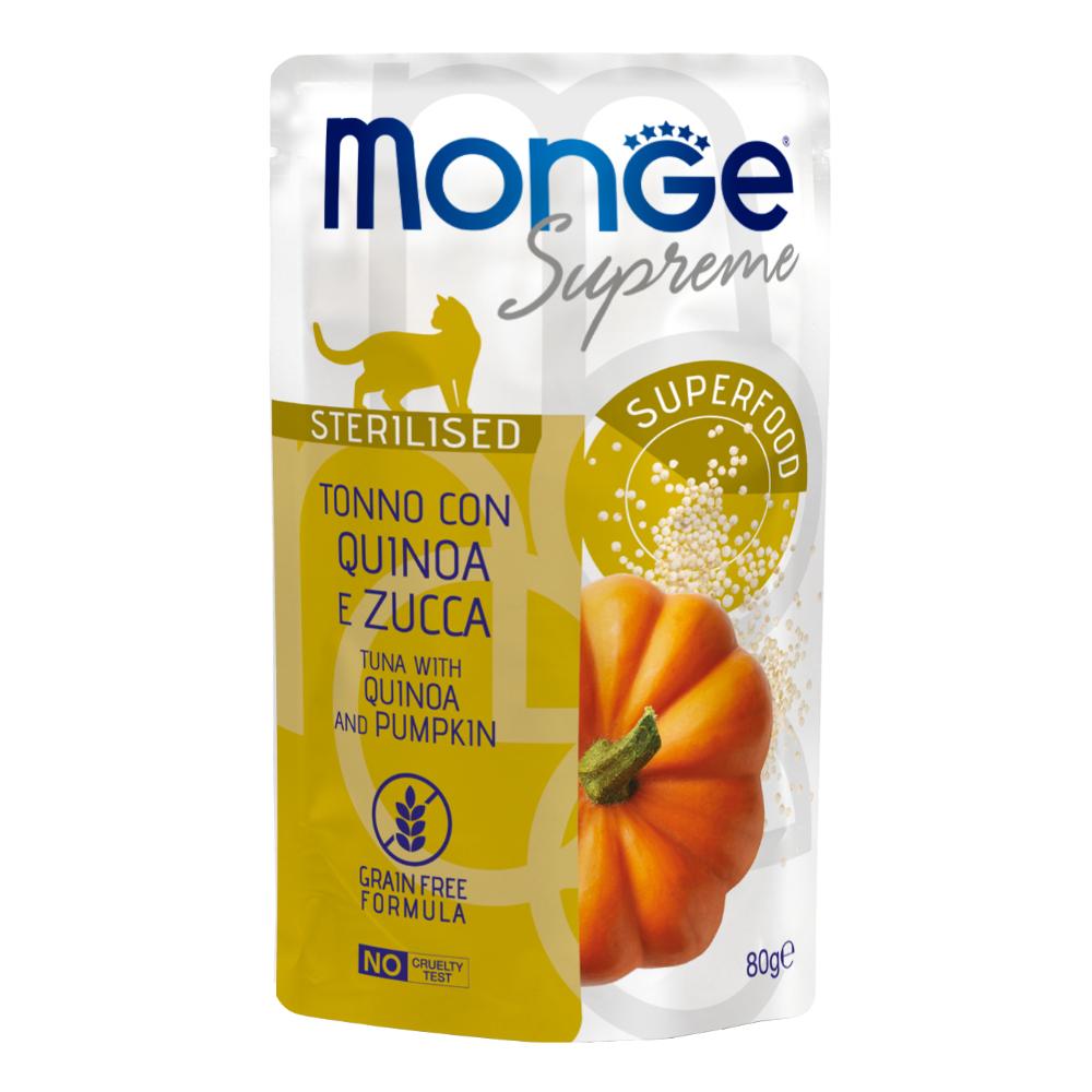 Monge buste supreme sterilised tonno quinoa zucca 80 g