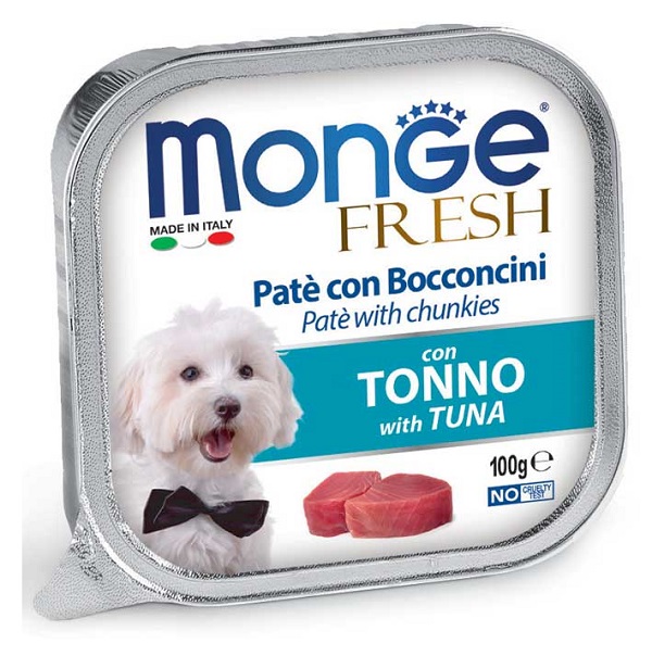 Monge Cane Fresh Vaschetta Adulto Tonno 100 Gr