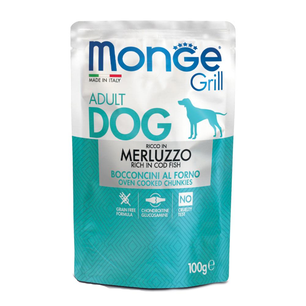 Monge Cane Grill Busta Adulto Merluzzo 100 Gr — confronto prezzi