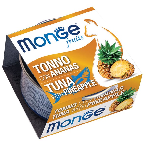 Monge Gatto Fruits Lattina Adulto Tonno & Ananas 80 Gr — confronto prezzi