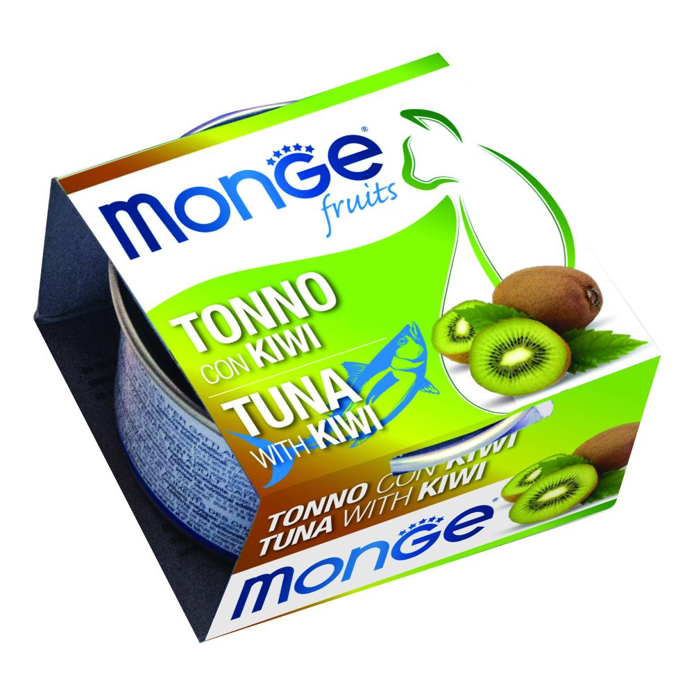 Monge Gatto Fruits Lattina Adulto Tonno &amp; Kiwi 80 Gr