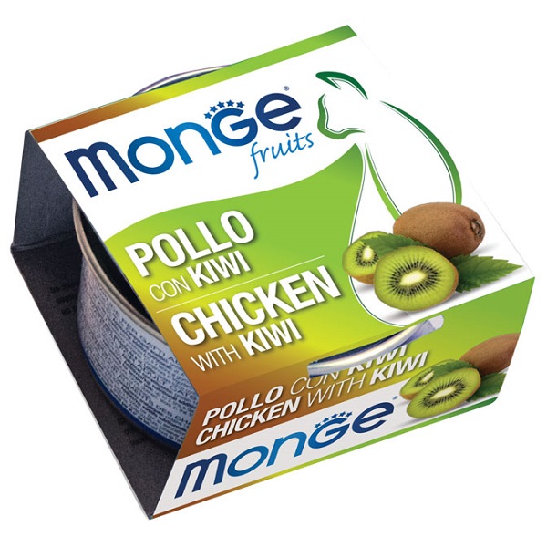 Monge Gatto Fruits Lattina Adulto Pollo &amp; Kiwi 80 Gr