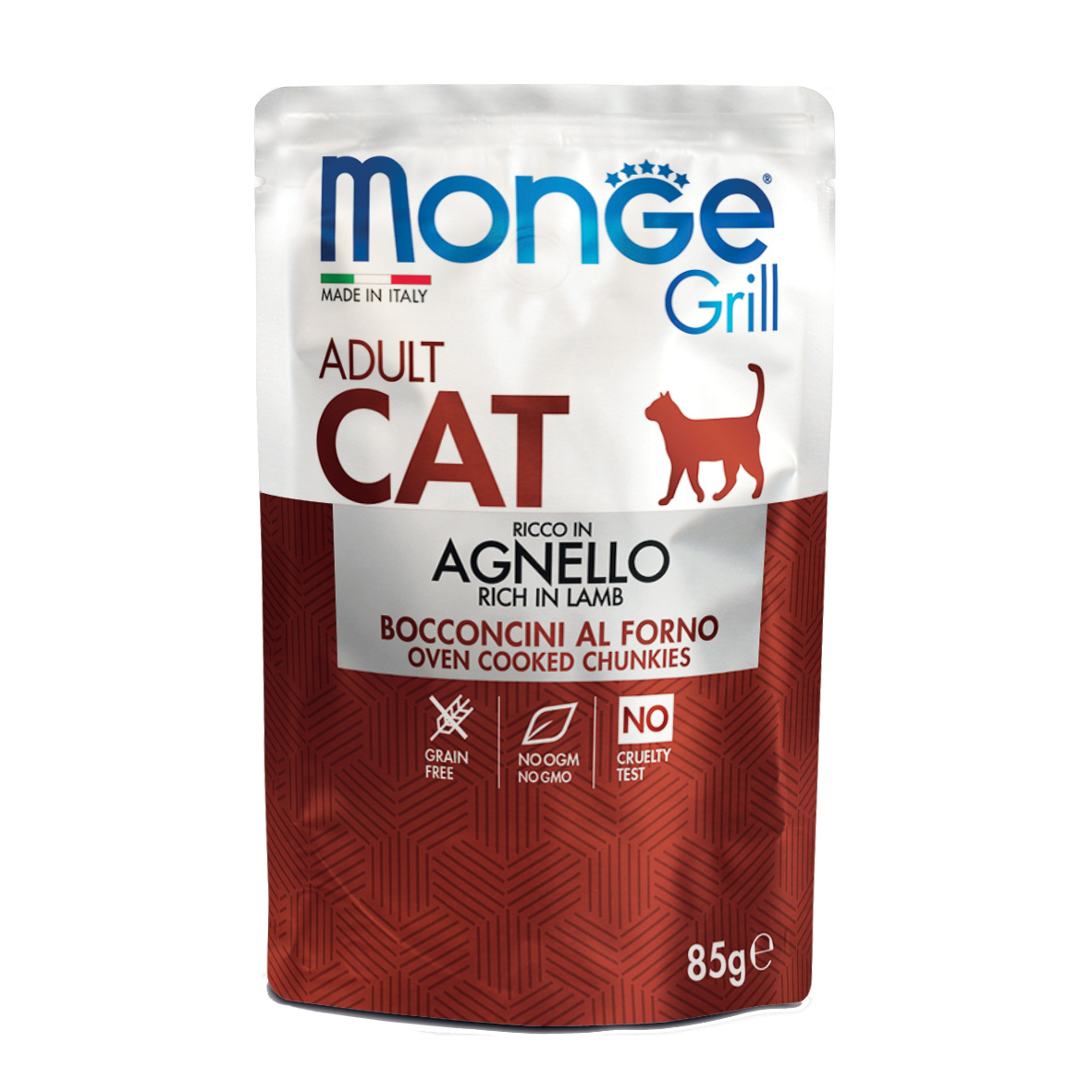 Monge Gatto Grill Busta Adulto Agnello 85 Gr