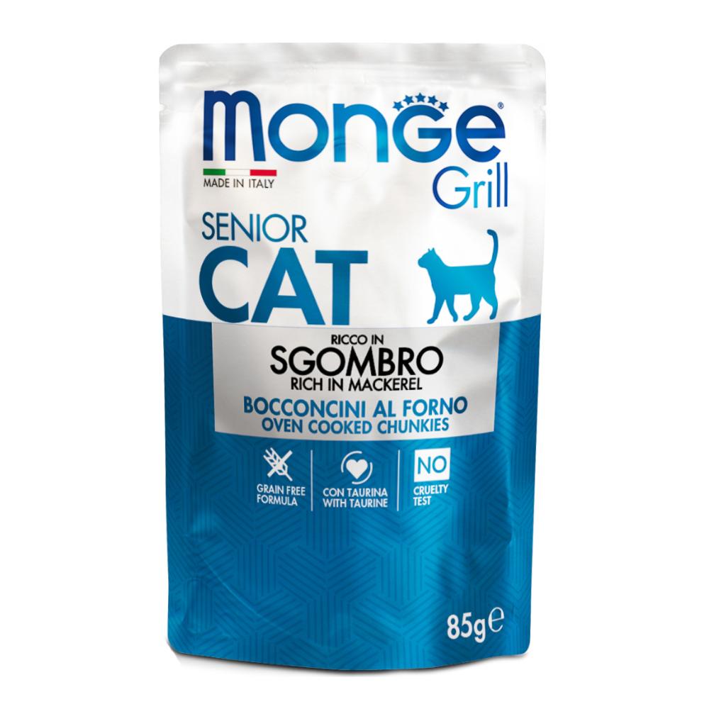 Monge Gatto Grill Busta Senior Sgombro 85 Gr — confronto prezzi