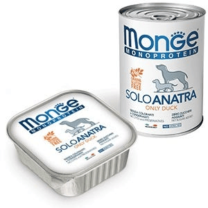 Monge Monoprotein Solo Anatra Cibo Umido Per Cani Adulti 400G