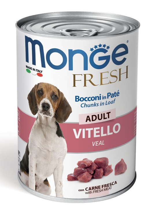 Monge Fresh Vitello Cani Adulti 400 g Mangime
