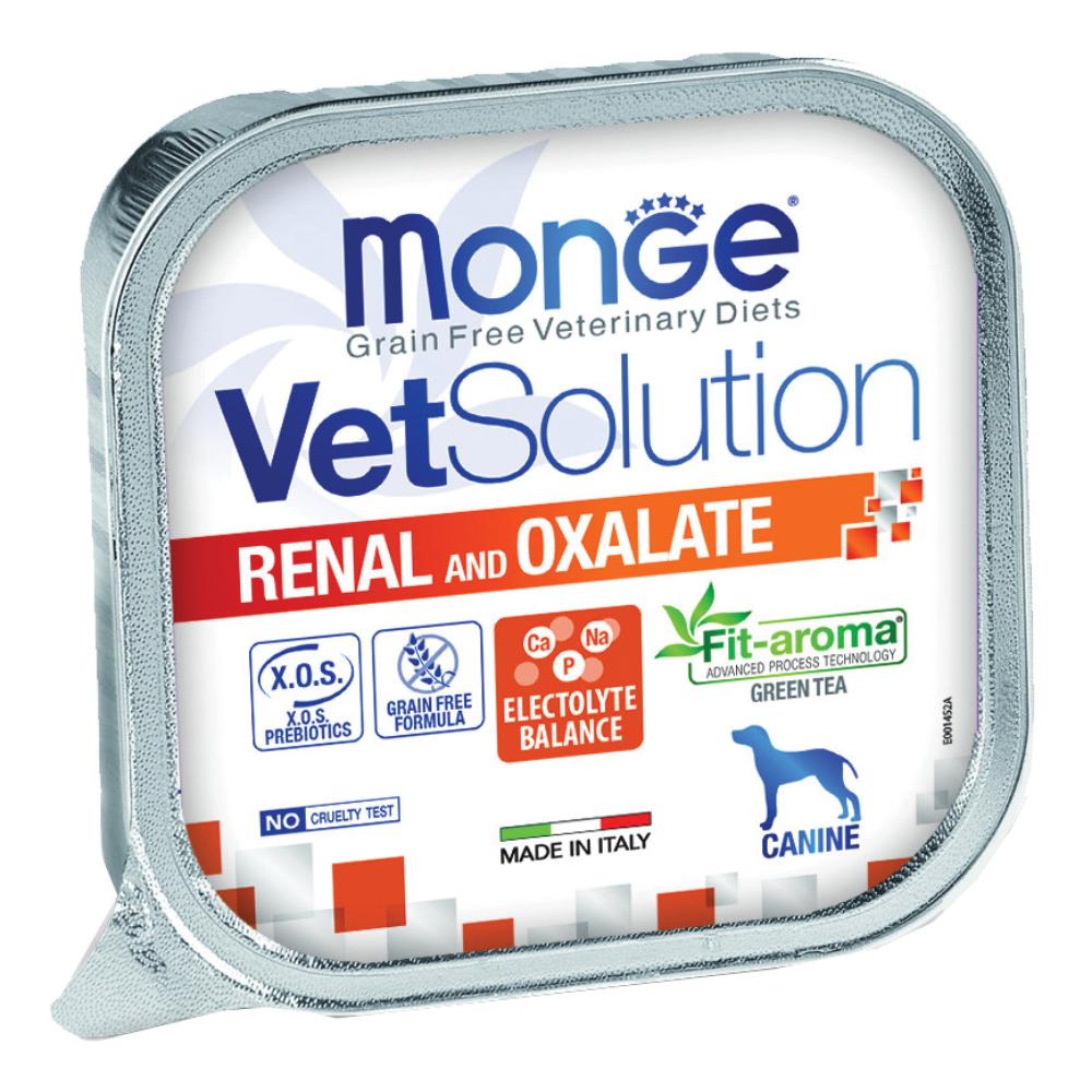 Monge Cane Vet Solution Renal &amp; Oxalate Vaschetta 150 Gr