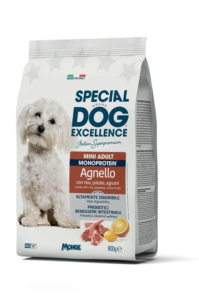 Special Dog Excellence Mini Adult Monoprotein Agnello, 800 g — confronto prezzi