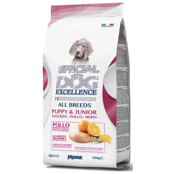 Monge Special Dog Excellence Puppy Junior Alimento Completo Pollo Sacco 1,5 kg — confronto prezzi