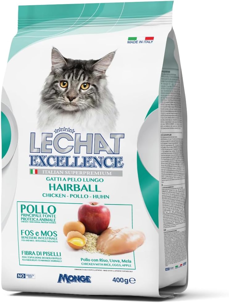 LeChat Excellence Hairball Pollo, 400 g