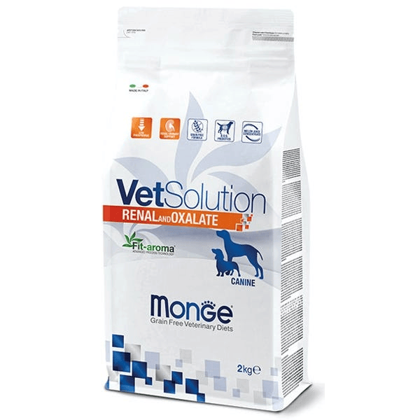 Monge Vetsolution Renal And Oxalate Cibo Secco Cani Sacco 2 Kg — confronto prezzi