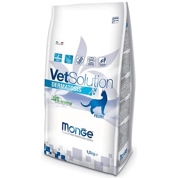 Monge Vetsolution Dermatosis Linea Medica Cibo Secco Gatti Sacco 400G