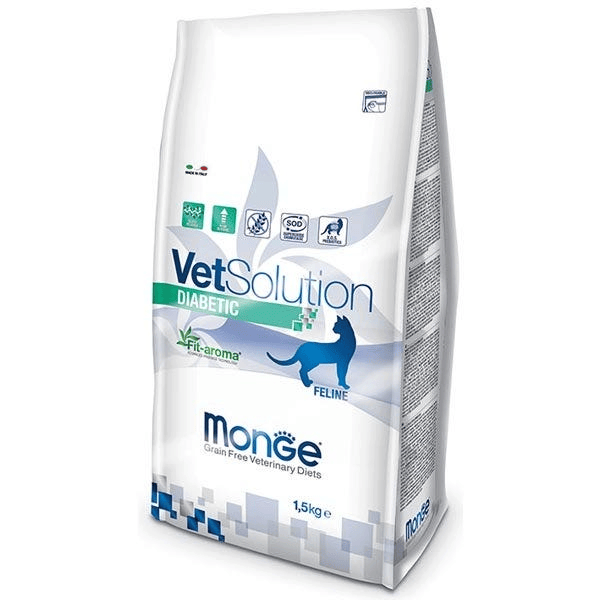 Monge Vetsolution Diabetic Linea Medica Cibo Secco Gatti Sacco 400G — confronto prezzi