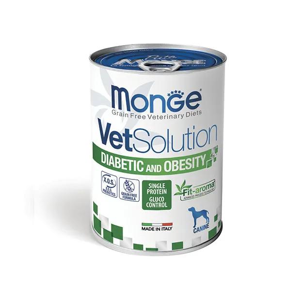 Monge Cane Vet Solution Diabetic &amp; Obesity Lattina 400 Gr
