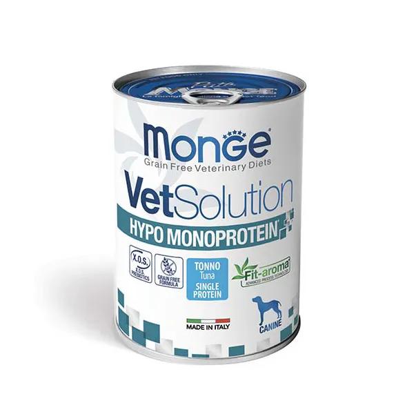 Monge Vet Solution Can Hypo Monoprotein Tonno Alimento Dietetico Lattina 400 G