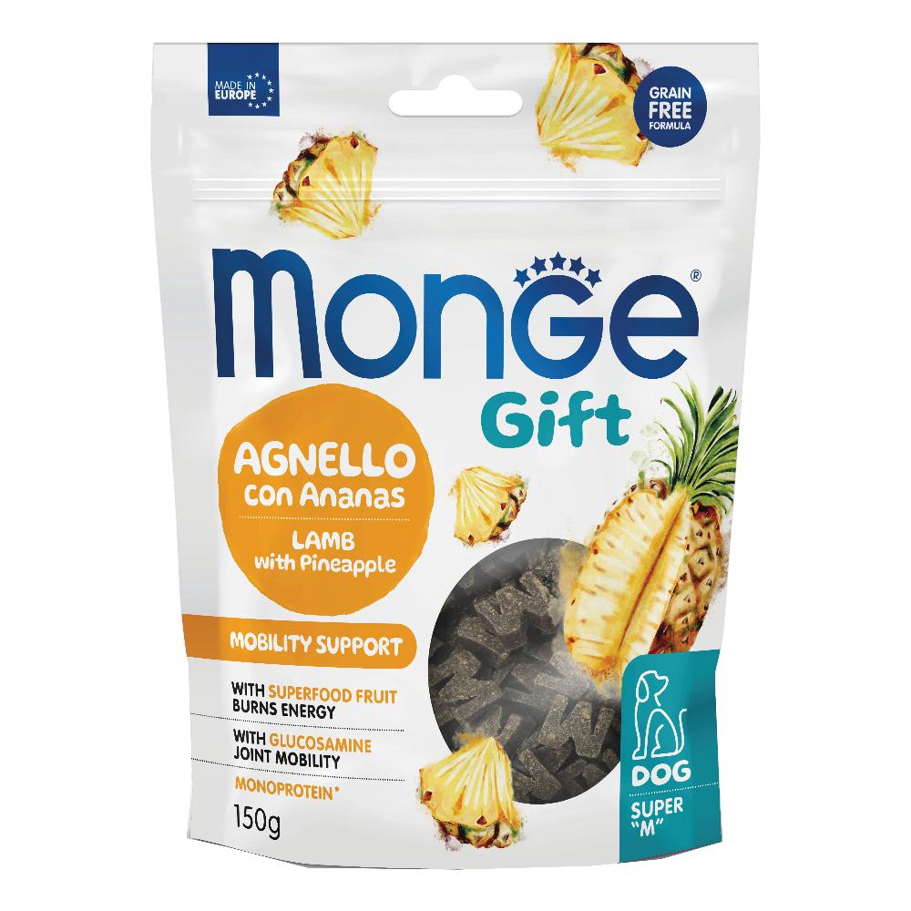Monge Gift Super M Mobility Support Agnello Con Ananas Cani Adulti, 150 g