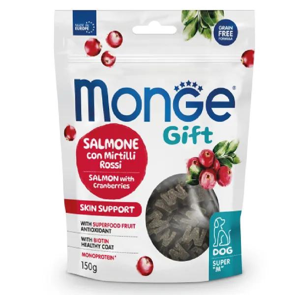 Monge Dog Super M Gift Skin Support Salmone Con Mirtilli Rossi 150 g