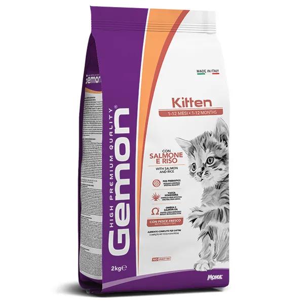Monge Gemon Kitten Cibo Secco per Gattini con Salmone e Riso 2 kg