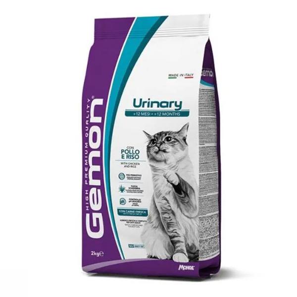 Monge Gemon Urinary Pollo e Riso Alimento Dietetico per Gatti Sacco da 7 kg