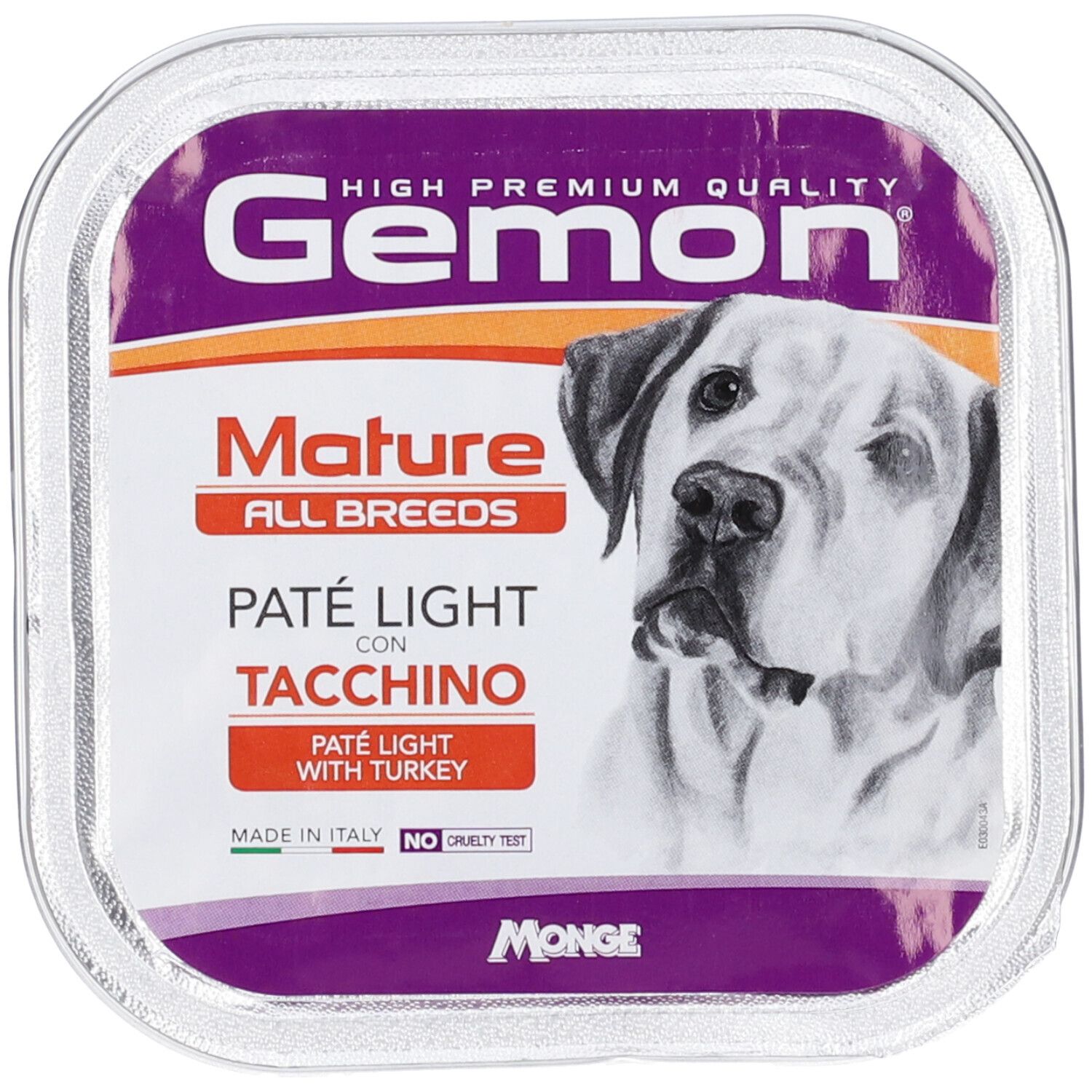 Gemon Light Paté Con Tacchino Cani Adulti 150 g Mangime