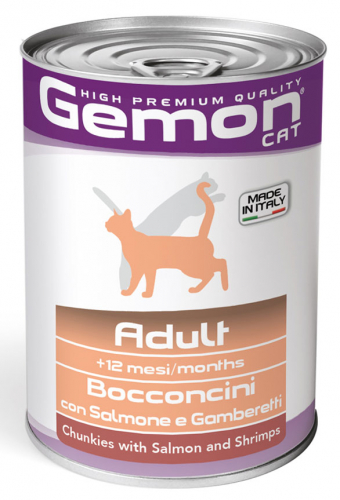 Gemon adult bocconcini salmone gamberetti 415 g