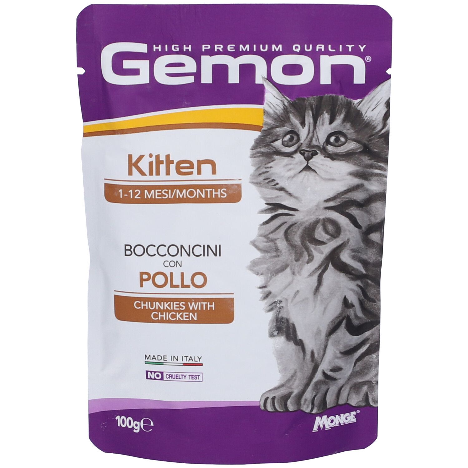 Gemon kitten bocconcini di pollo 100 g