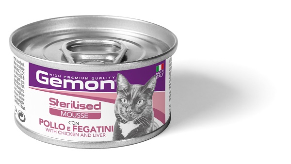 Gemon Sterilised Mousse con Pollo e Fegatini per Gatti Sterilizzati, 85 g — confronto prezzi