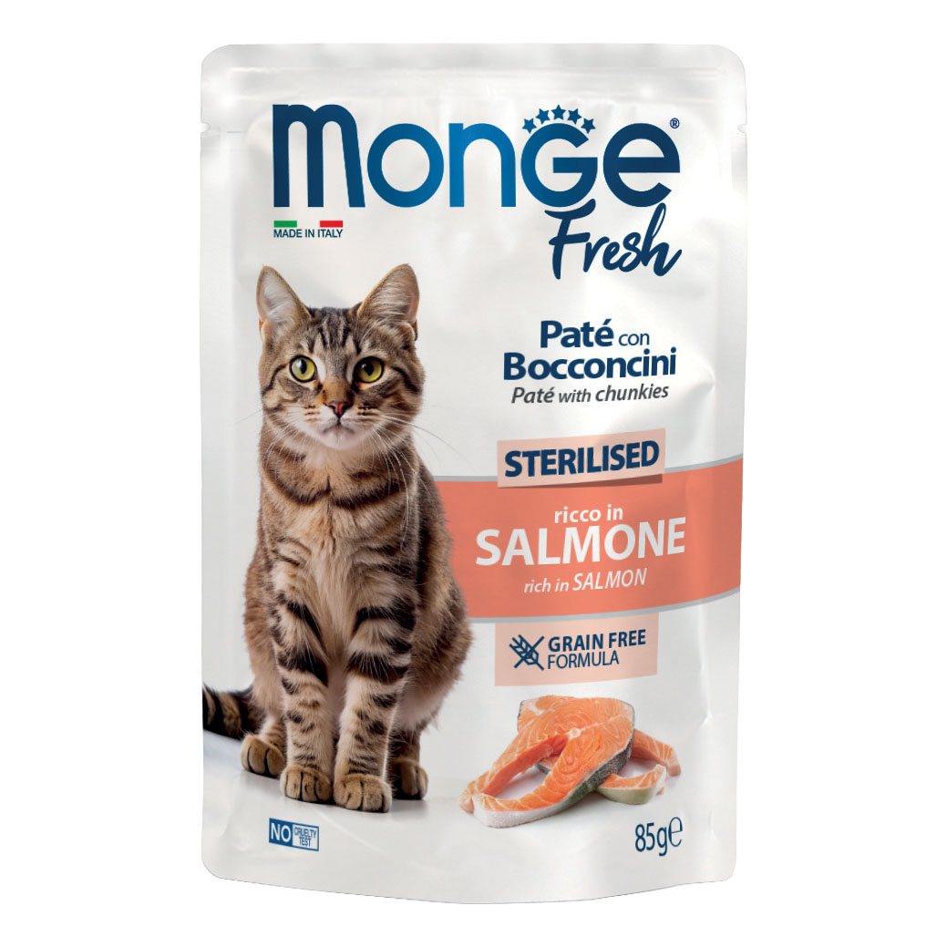 Monge fresh cat sterilised salmone 85 g
