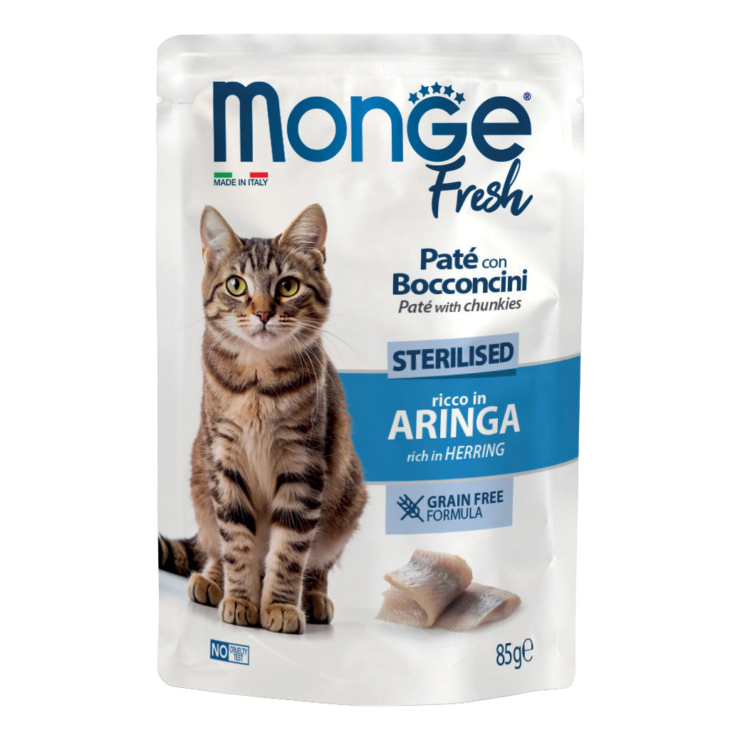 Monge fresh cat sterilised aringa 85 g